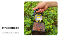 Portable Brightness Panel Camping Lamp Dimmable Battery Powered Lantern Handheld COB Work Lamp Adjustable Brightness