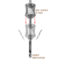 跨境便携式开椰子神器家用开椰器椰子打孔取肉工具手动青椰开壳器