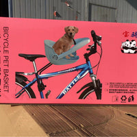 Bicycle Front Pet Basket with Folding Design
