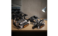 Adjustable Straps Toe Cage Pedals Side Reflectors Toe Cage Pedal Serrated Surface Strap Pedals Textured Grip