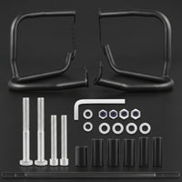 Motorcycle Matte Black Motorcycle Engine Guards Heavy-Duty with Mounting Hardware for Motorcyclists, Riders, Street, Garage