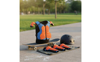 Kids Set Hard Shell Protection Kids Cycling Protective Gear Vest for Skiing