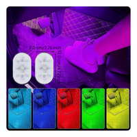 Cordless car LED strip, auto on/off