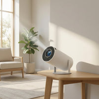 Adjustable Angle HY300 Projection Device Auto Image Correction Cylindrical Projection Device with Stand Portable Two-bandBand 6 for Home Theater
