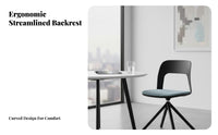 Molded Shell Task Chair Padded Seat Office Furniture Easy to Clean for Students