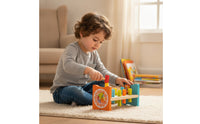 Hand-Eye Coordination Wooden Pounding Toy Hands-on Pounding Bench with Mallet Double-Sided Hammer Toy with Pegs Child-Centered for Toddlers, Kids, Playroom, Preschool