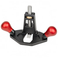 Two Handles Bottom-Cleaning Plane Threaded Screw Adjustable Hand Plane Low-Height Woodworking Tool Angular Design