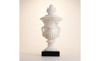 Decorative Vase with Lid Antique Style Urn Planter Sculptural for Homeowners
