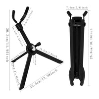 Folding Saxophone Stand Metal Construction Altos Sax Stand Lightweight Folding Saxophone Rack for Saxophonists, Artists, Travel, Stage