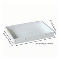 Food Grade Yeast Proofing Box Reinforced Yeast Proofing Tray Rectangular Container Shallow for Pizzerias