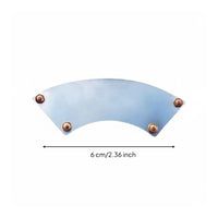 Curved Beard Grooming Protector Compact Beard Guard Glossy for Washroom