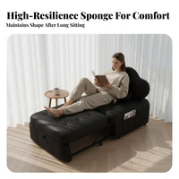 Multifunctional Folding Floor Mattress Multi-Functional Design Sleeper Chair Space-Saving transformable Seat Modern design for Apartment Dwellers, individuals, Students, Balcony, Small Apartments, Bedroom