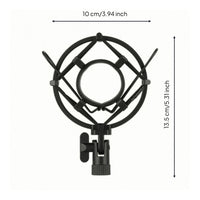 Adjustable Audio Capture Device Shock Mount Anti-Vibration Mic Shock Mount Universal Audio Accessory Rubber for Home Studio