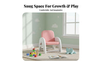 Toddler Desk and Chair Rounded Corners kids' Furniture Multi-Purpose for Parents