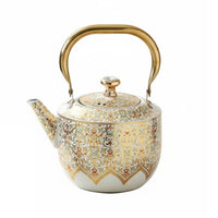 Middle Eastern Design Teapot Exquisite Craftsmanship Stainless Steel Teapot