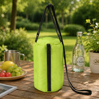 Insulated Water Bottle Bag Soft-Shell Insulated Water Bottle Carrier Oxford Cloth Carry Pouch