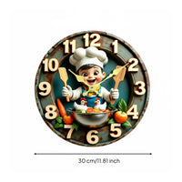 2D Wall Clock Light Luxury Silent Wall Clock Decorative Home Decor