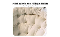 Luxuriously Soft Saucer Chair Foldable Padded Saucer Chair Modern Design