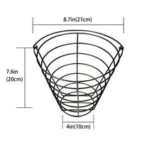 Iron Wire Golf Ball Basket, Holds 70 Balls