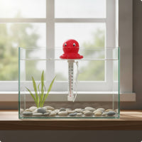 Buoyant Sea Creature Thermometer Easy  reading Buoyant Pool Thermometer Clear Display for Aquarium