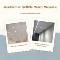 COB LED Ceiling Spotlight, Adjustable