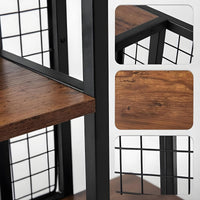 Desktop Display Organizer Rack Easy Assembly Wooden Desktop Shelf Long-Lasting