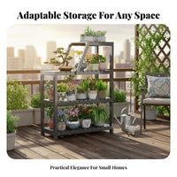 Multi-Tier Pot Stand Floor-Standing Flower Rack Minimalist design for Living Room
