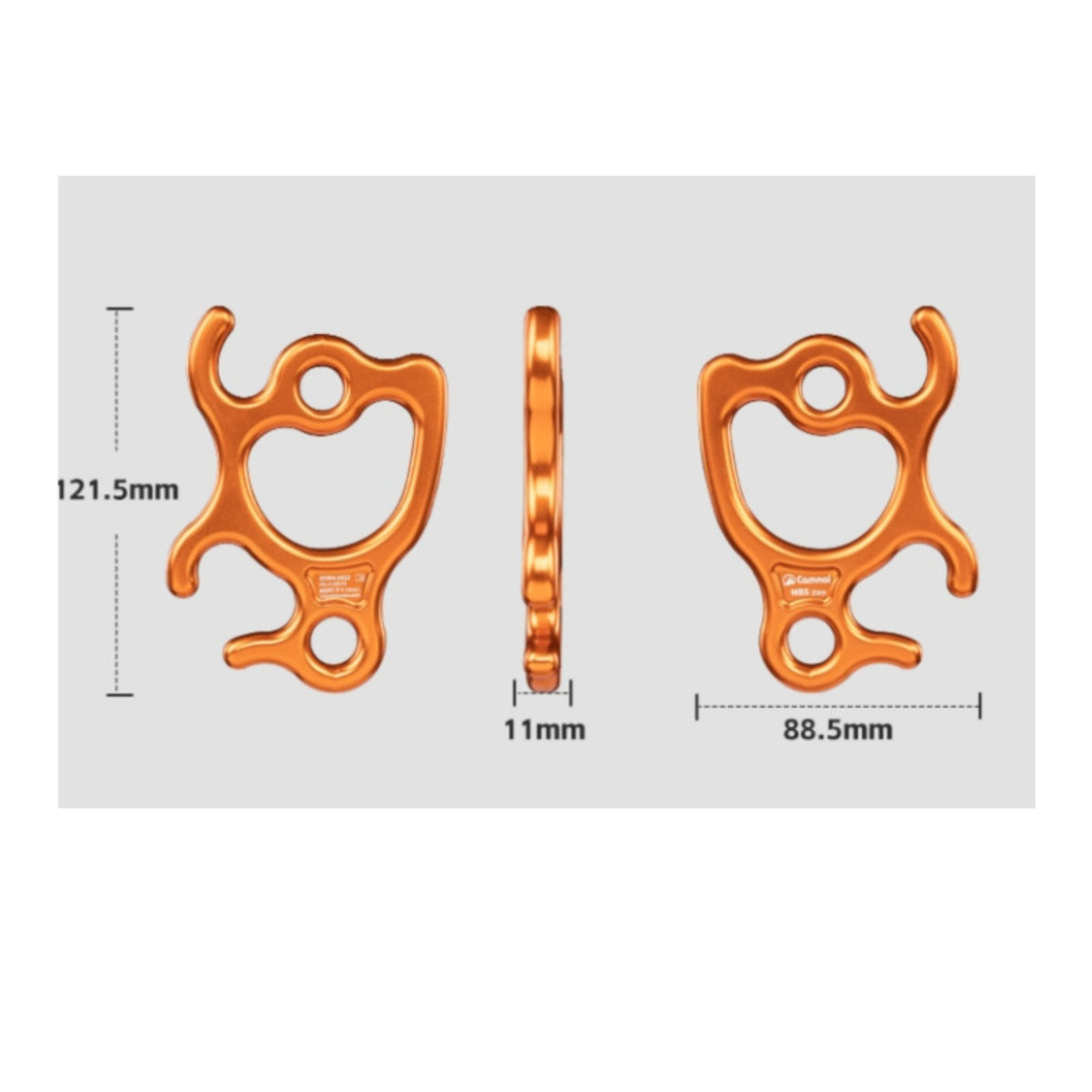 Figure 8 Descender Anodized 8 Loop Descender Adjustable for Firefighters