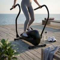 Folding Rowing Machine Foot Straps Foldable Rowing Machine Stable Base Exercise Rower