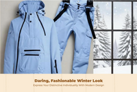 Ski Suit Unisex Waterproof Breathable Thermal Cold Weather