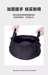tuban旅行旅游户外用品便携折叠水盆洗脚盆洗脸盆折叠盆便携式 小