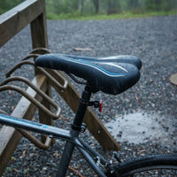 Thickened Mountain Bike Saddle Comfortable Waterproof Bike Saddle Wear-Resistant Cycling Gear PU Leather