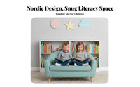 Child-Sized Armchair Easy to Clean Miniature Upholstered Armchair for Toddlers