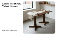 Solid Wood Kitchen Chairs Spindle Back Dining Chair Solid Wood Restaurant Table Spindle Back Wooden Chair with Durable Wood Construction Suitable for Restaurants Hotels Taverns Home Furnishing