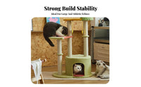 Sturdy Construction Cat Climbing Frame Stable Base Multi-Level Cat Tree Spacious Design for Adult Cats, Kittens, Indoors, Living Room, Home