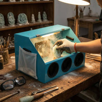 Grinding Particles Enclosure Metal Polishing Particles Enclosure Hinged Lid