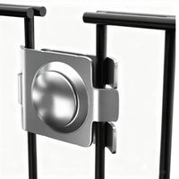 10 Pieces Double Rod Fence Connector Easy to Install Hardware Universal Fit