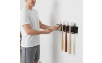baseballs rod Wall Mount Space Saving Wall Mount baseballs rod Holder Easy to Install Dugout Organizer Rack for Coaches, Sports Fans, Garage