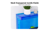 2-Tier C-Shaped End Table Modern aesthetic Household Furniture adaptable Use
