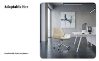 Highspine-Supporting Ergonomic Chair Modern Minimalist Look Office Furniture Gliding Rolling Casters Adjustable Headrest
