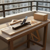 Ebony Wood Plane Easy Assembly Manual Push Planer for Beginners