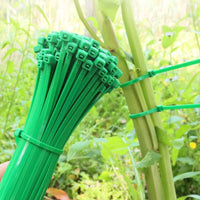 100 Pieces Self-Locking Plant Tie Flexible Hardware Long Strip