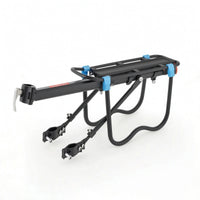 Bike Cargo Rack with Reflector Aluminum Alloy Rear Luggage Carrier Reflective Bike Luggage Carrier for Cyclists