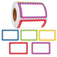 Name Label Stickers Blank Roll Label Stickers Colored Header