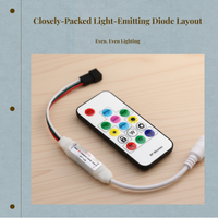 WS2812 Ultra-Narrow RGB LED Strip, Individually Addressable
