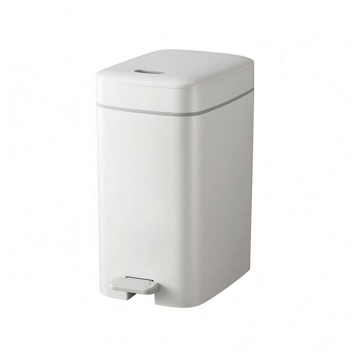Trash Can Space-Saving Pedal Trash Can Easy to Clean Household Item for Kitchen, Lavatory