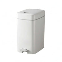 Trash Can Space-Saving Pedal Trash Can Easy to Clean Household Item for Kitchen, Lavatory