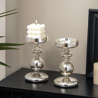 Vintage Romantic Aromatherapy Candle Holder Silver Nordic Style Tabletop Decor