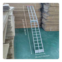 Aluminum Motorcycle Ramp Open Design Folding Motorcycle Ramp Sturdy Vehicle Loading Gear