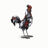 Cockerel Statue Sculpture Outdoor Cockerel Statue Chicken Yard Decor for Patio